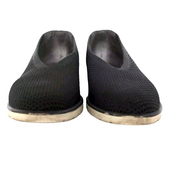 Eileen Fisher Heaven Stretch Knit Wedge Ballet Flats Women's Size 8.5 Gray Shoes - Picture 3 of 10